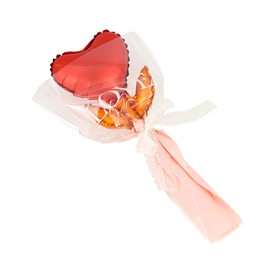 女神节爱心花束气球手持棒