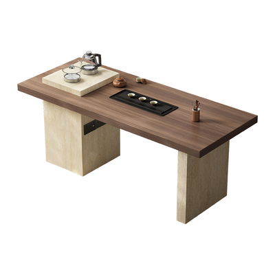 岩板阳台茶桌椅意式轻奢极简