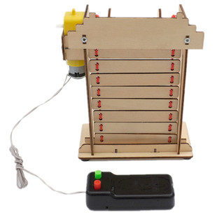 遥控卷闸门卷帘门电动电路手工材料科技发明制作小学生作品四年级