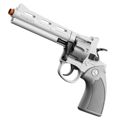 机械左轮357连发抛壳软弹玩具枪一键抛壳自动发射男孩玩具枪礼物