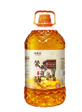 传统笨榨工艺大豆油 5L 非转基因物理压榨 放心食用油