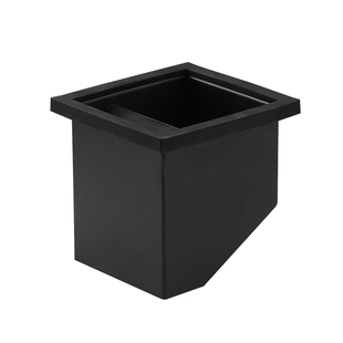 嵌入式敲渣盒吧台不锈钢废渣桶意式咖啡粉渣桶咖啡店台面无底渣盒