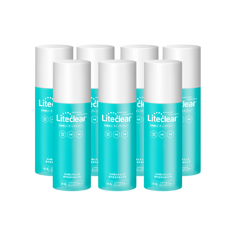 Liteclear光触媒除甲醛清除剂新房装修去异味新房家具治理 7瓶装
