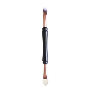 pq801_双头眼影刷子海绵便携一支多功能眼部眉化妆刷女小带盖套装