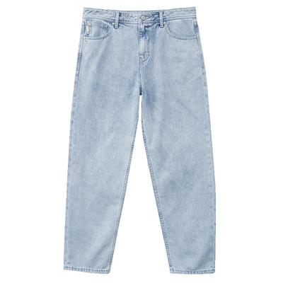 杰克琼斯凉感宽松锥形牛仔裤