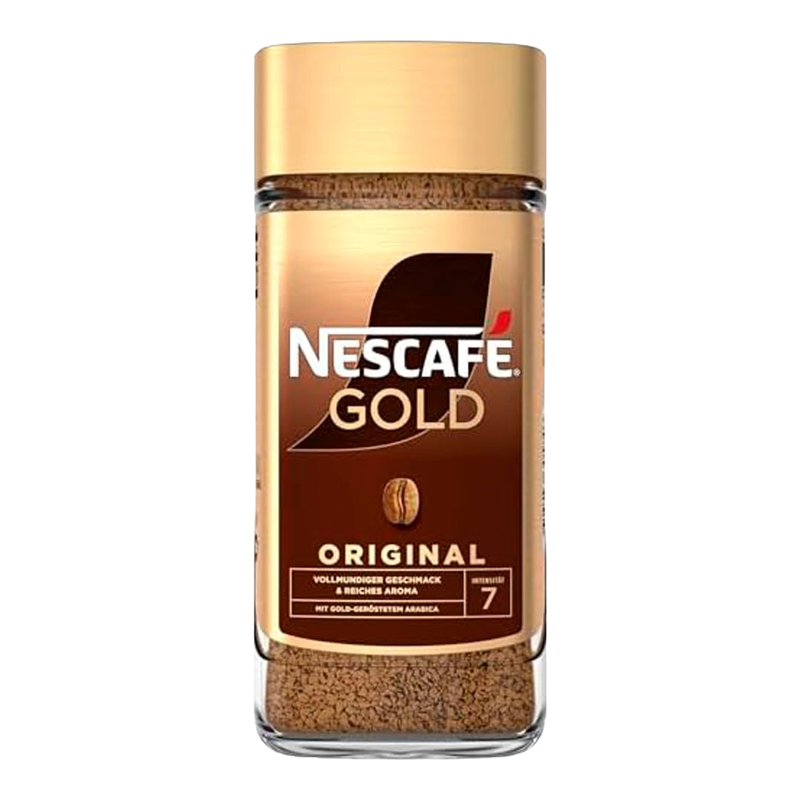 雀巢咖啡进口德国金牌即溶咖啡粉优惠200g*3杯装浓香丝滑办公上班