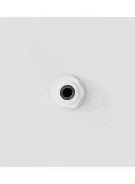 净水器管线机86型2二分PE管墙壁插座面板白板暗盒盖板转接头配件