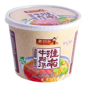 老刘头淮南牛肉汤速食方便粉丝米线懒人食品方便面夜宵牛肉面桶装