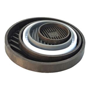 花博士透气托盘垫子底座花盆托盘加深接水塑料圆形防烂根白色花托