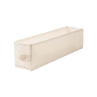 长条收纳盒长方形衣柜窄缝收纳箱布艺窄长型袜子内衣内裤整理神器