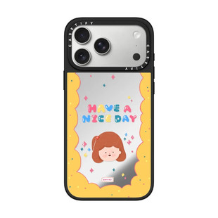 现货CASETiFY艺术家KWONI的祝福手机壳适用苹果iPhone17ProMax/16/15/14/13Plus镜面Air磁吸保护套卡通可爱潮