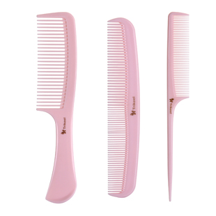 女士专用美发梳子长发头梳细齿密木梳防尖尾梳女家用塑料静电理发