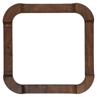 派凡胡桃木适用Macmini4支架苹果迷你小主机托架M4办公室桌面实木防尘散热底座桌上支撑架子电脑配件2025新款