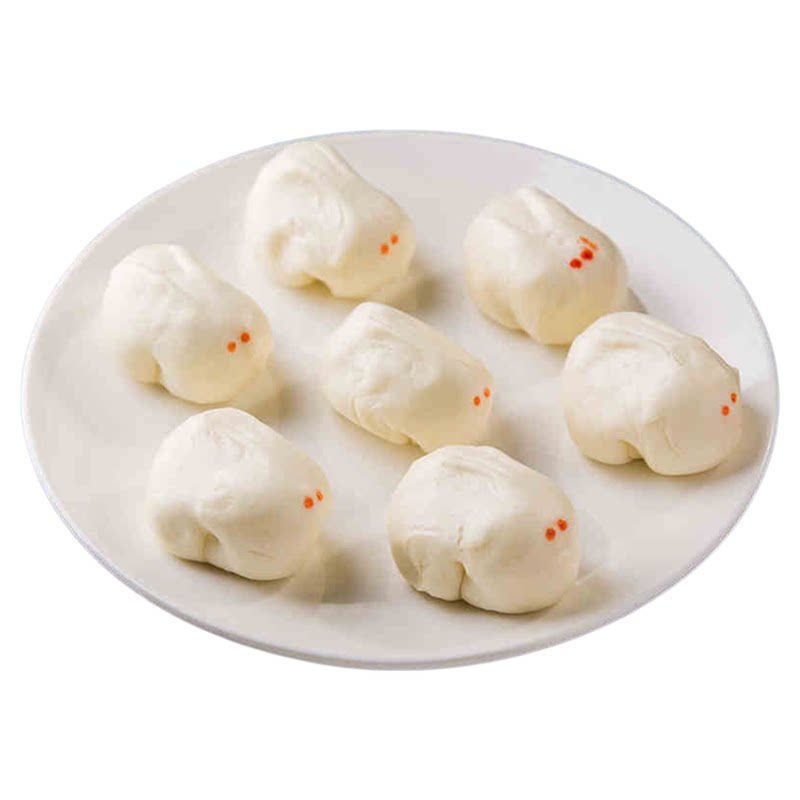 安井兔子奶黄包玉兔甜包豆沙包浙江早点卡通包儿童早餐面点包子