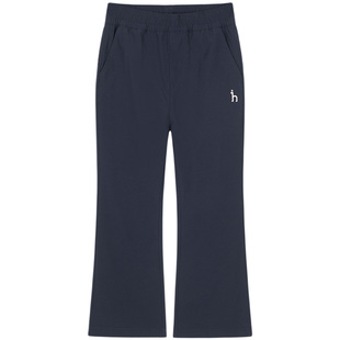 hazzys哈吉斯童装女童裤子春新中大童微喇裤口德立胜速干长裤