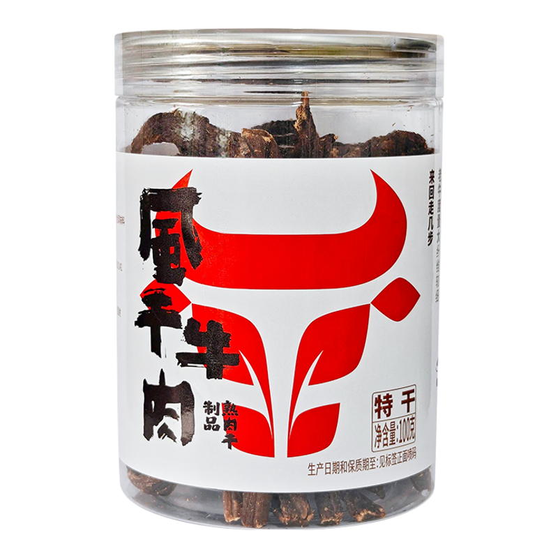 特干牛肉干内蒙特产2罐