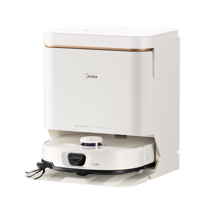 美的活水洗拖扫地机器人高温清洁