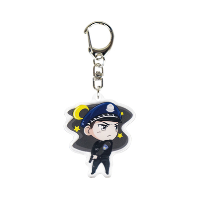 心盾警察亚克力钥匙扣支持定制