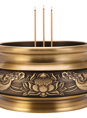 香炉蜡烛台果盘财神爷供奉套装