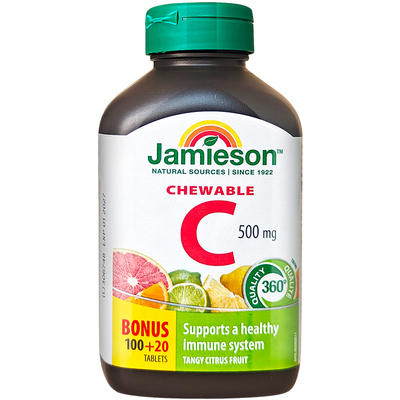 JAMIESON健美生维生素C咀嚼片