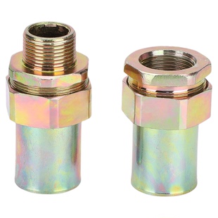 防爆连接管快速接头内外丝活接头免压接头防爆快接