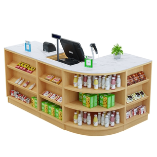 便利店转角收银台母婴店零食店文具店小型餐厅柜台药店超市吧台桌