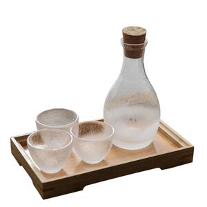 家用云雾玻璃小酒杯白酒杯酒壶酒盅小号一口杯烈酒杯日式酒具套装