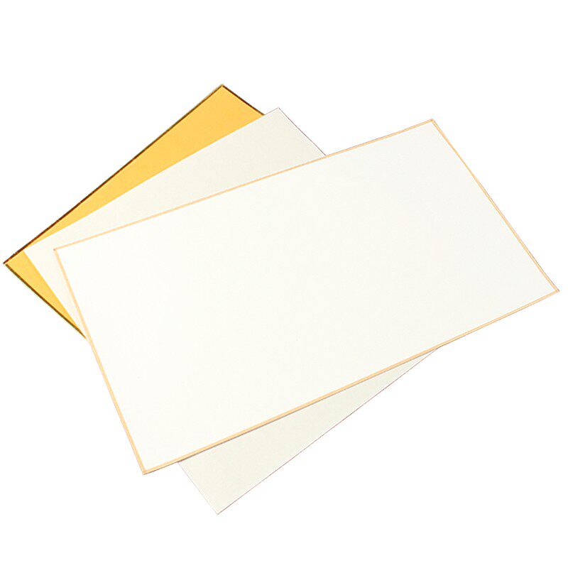 古星牌加厚手工生宣卡纸国画专用宣纸免装裱书法作品纸圆形镜片美术方形宣卡纸半生半熟宣镜面空白软卡卡宣纸