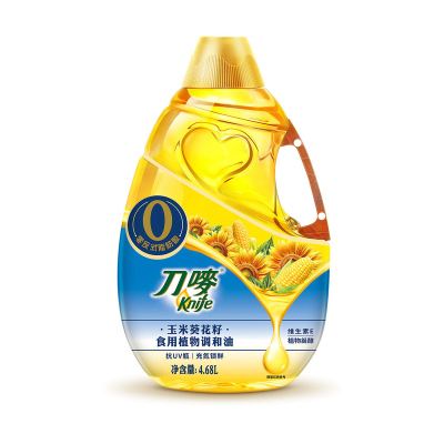 刀唛玉米葵花籽油4.68L非转基因