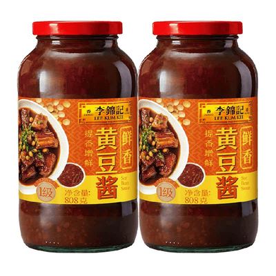 李锦记鲜香黄豆酱808g*2