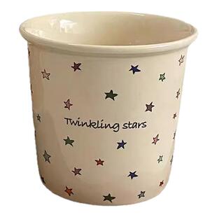 ins风家用刷牙杯漱口杯高颜值卫生间陶瓷牙缸杯子情侣一对洗漱杯