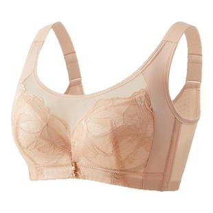 古今内衣女大胸显小夏季新款薄款聚拢收副乳性感透气蕾丝无痕文胸