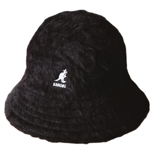 Kangol Furgora Casual美潮街头袋鼠兔毛圆顶男女绒帽渔夫帽盆帽