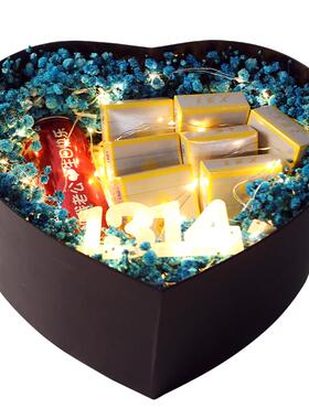 满天星干花香烟礼盒生日礼物
