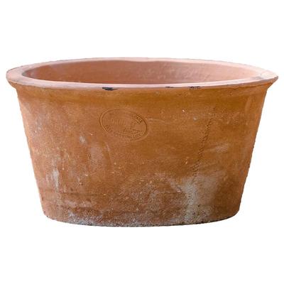 红陶花盆粗陶陶土透气瓦盆陶盆