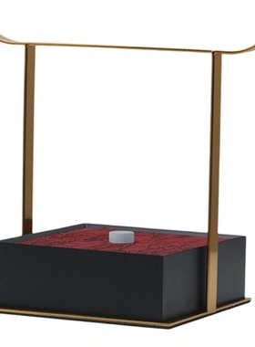 新中式复古手提盒装饰摆件样板间客厅玄关高端收纳首饰盒软装饰品