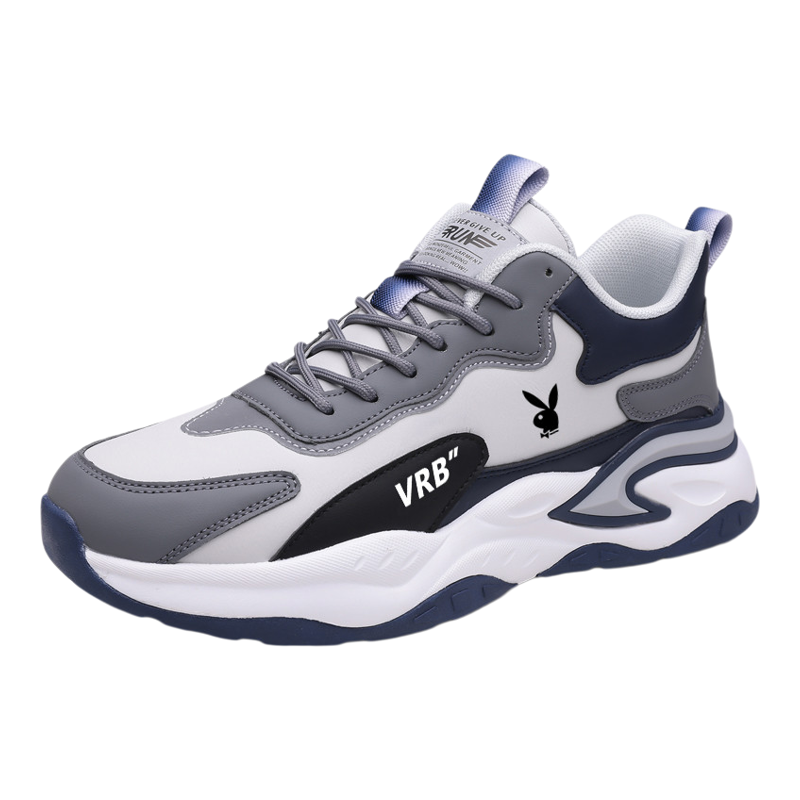 花花公子男鞋休闲运动鞋加绒保暖棉鞋轻便男士软底跑步鞋内增高