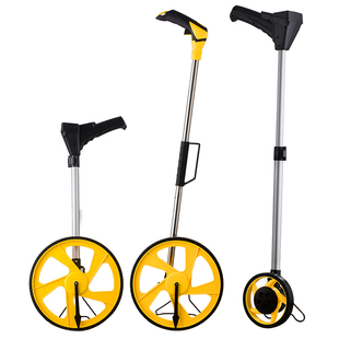 测距轮手推滚轮式测距仪电子数显工程测量尺量路车量地尺滚尺推尺