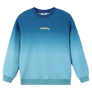 【商场同款】安奈儿童装男童女童卫衣秋渐变弹力AM431583