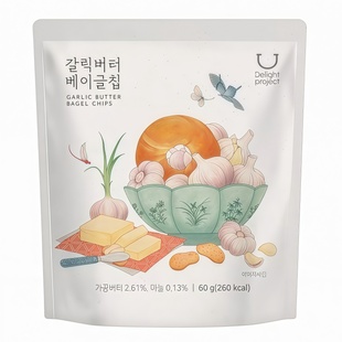 韩国oliveyoung低卡韩国贝果干脆片Jennie同款贝果干60g10包包邮