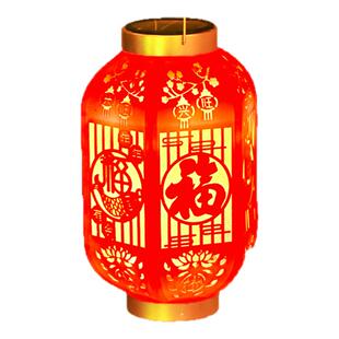 太阳能红灯笼新款2026新中式户外阳台庭院大门装饰新年喜庆布置