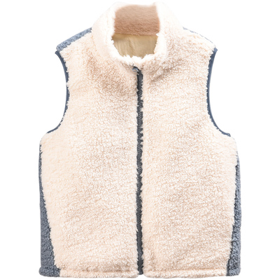 男童外穿秋冬季加绒加厚马夹背心