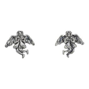 Nuef “Alle Sirene”系列 祝祷好运小天使耳钉925银耳饰