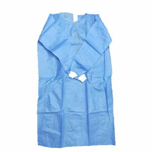 一次性无纺布隔离服厚款防水防尘透气反穿衣工作美容牙科纹绣防护
