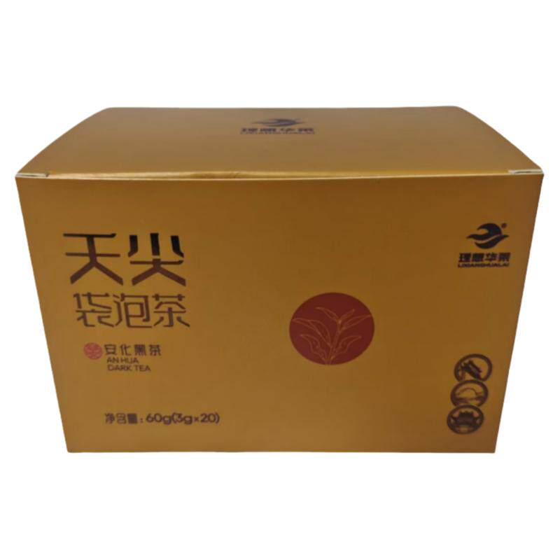 理想华莱健天尖袋泡茶正宗湖南安化黑茶特级嫩芽60包180克正品VIP