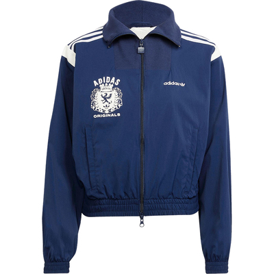 Adidas/阿迪达斯正品三叶草女士休闲梭织时尚宽松运动外套JY2809