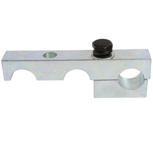 挖机管路液压破碎锤夹子管卡子炮头双孔单孔管扣免焊管夹原车夹