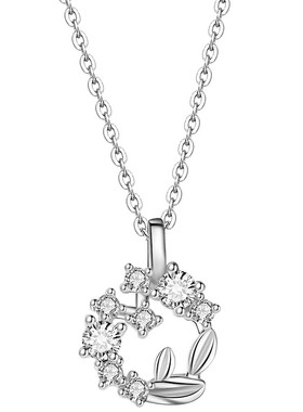 花环项链轻奢小众设计感