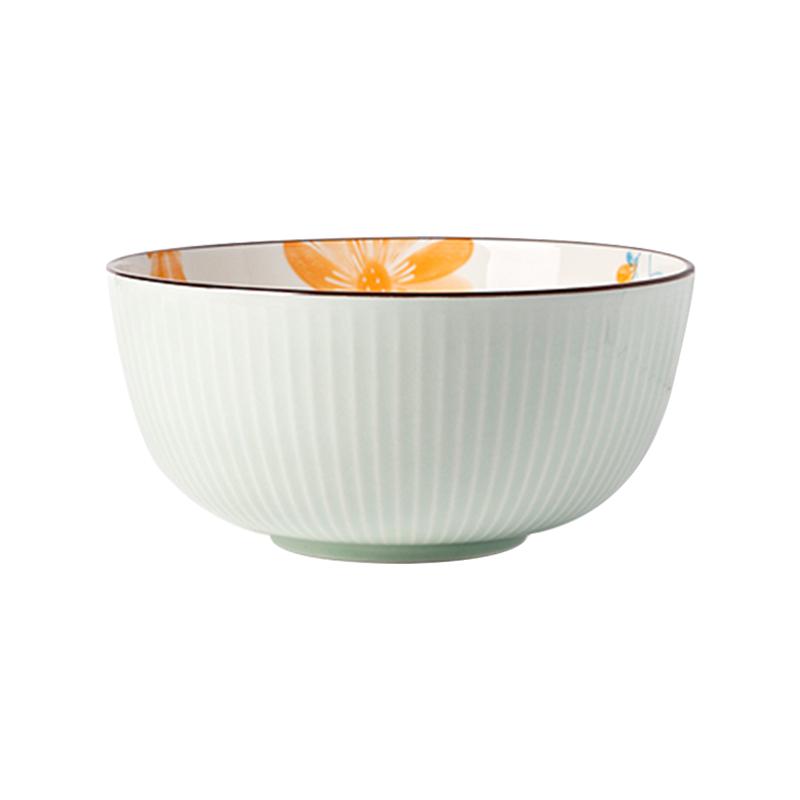 日式陶瓷汤碗大号家用汤面碗网红螺蛳粉专用大碗面条碗泡面碗雏菊