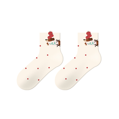 卡通可爱袜子女短筒2026新款